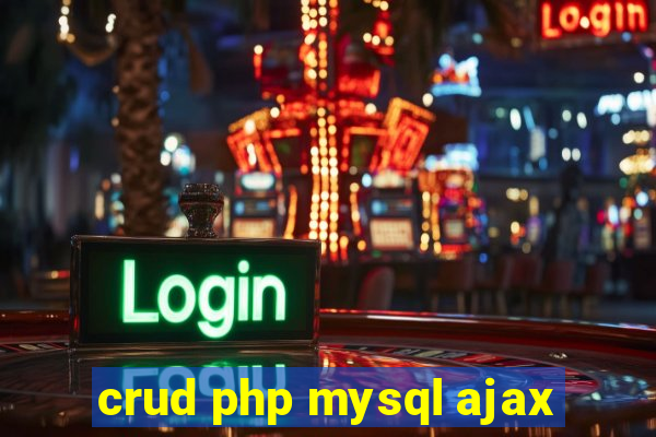 crud php mysql ajax